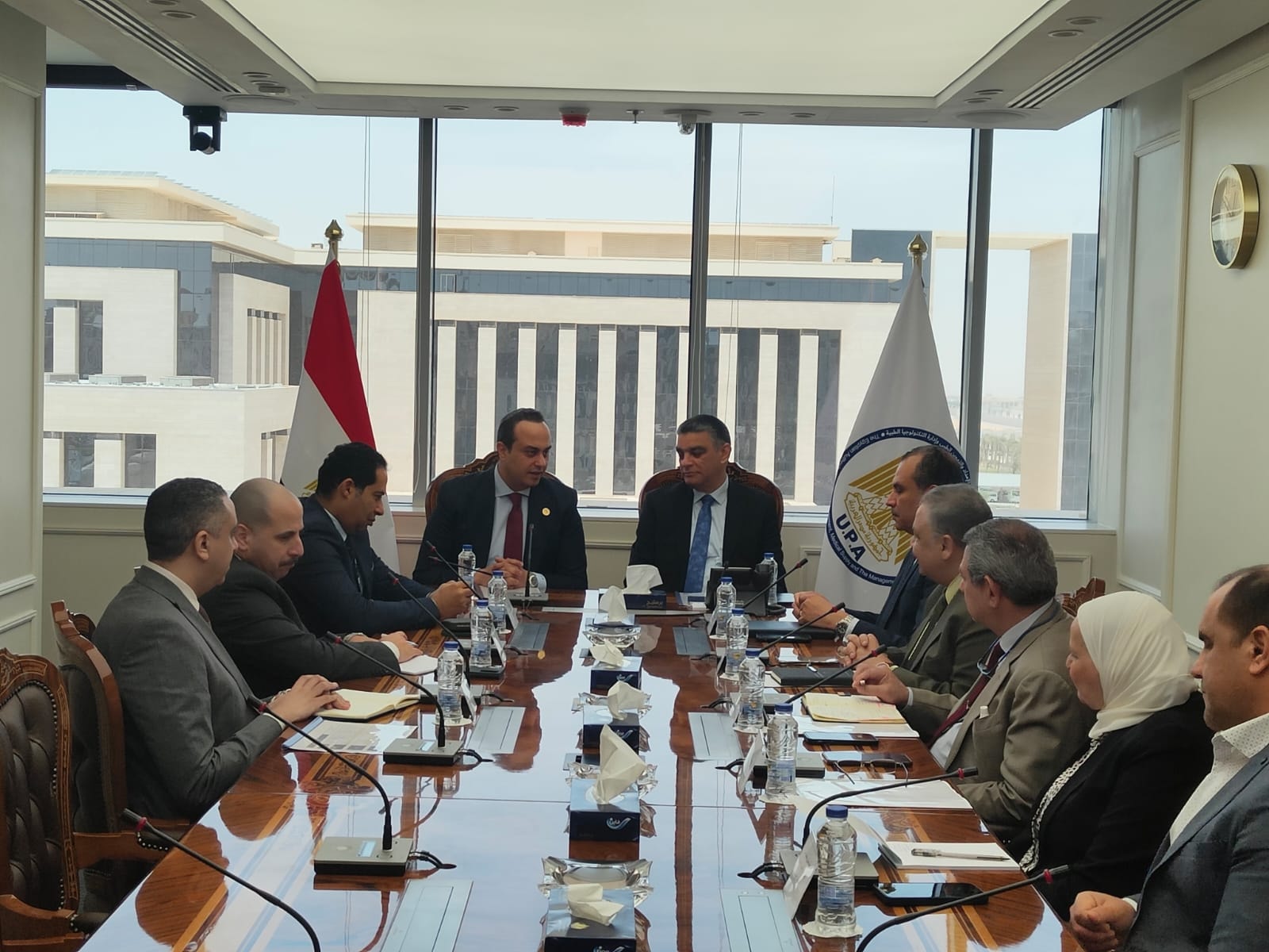 رئيس «الرعاية الصحية» يبحث تعزيز التعاون مع «الشراء الموحد» لتطوير التأمين الصحي الشامل