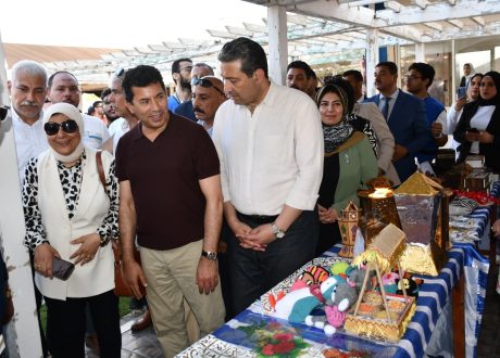 وزير الشباب ومحافظ دمياط يتفقدان ملتقى التوظيف ضمن مشروعي “مشواري” و”علّمني حرفة” لدعم تشغيل وتدريب الشباب