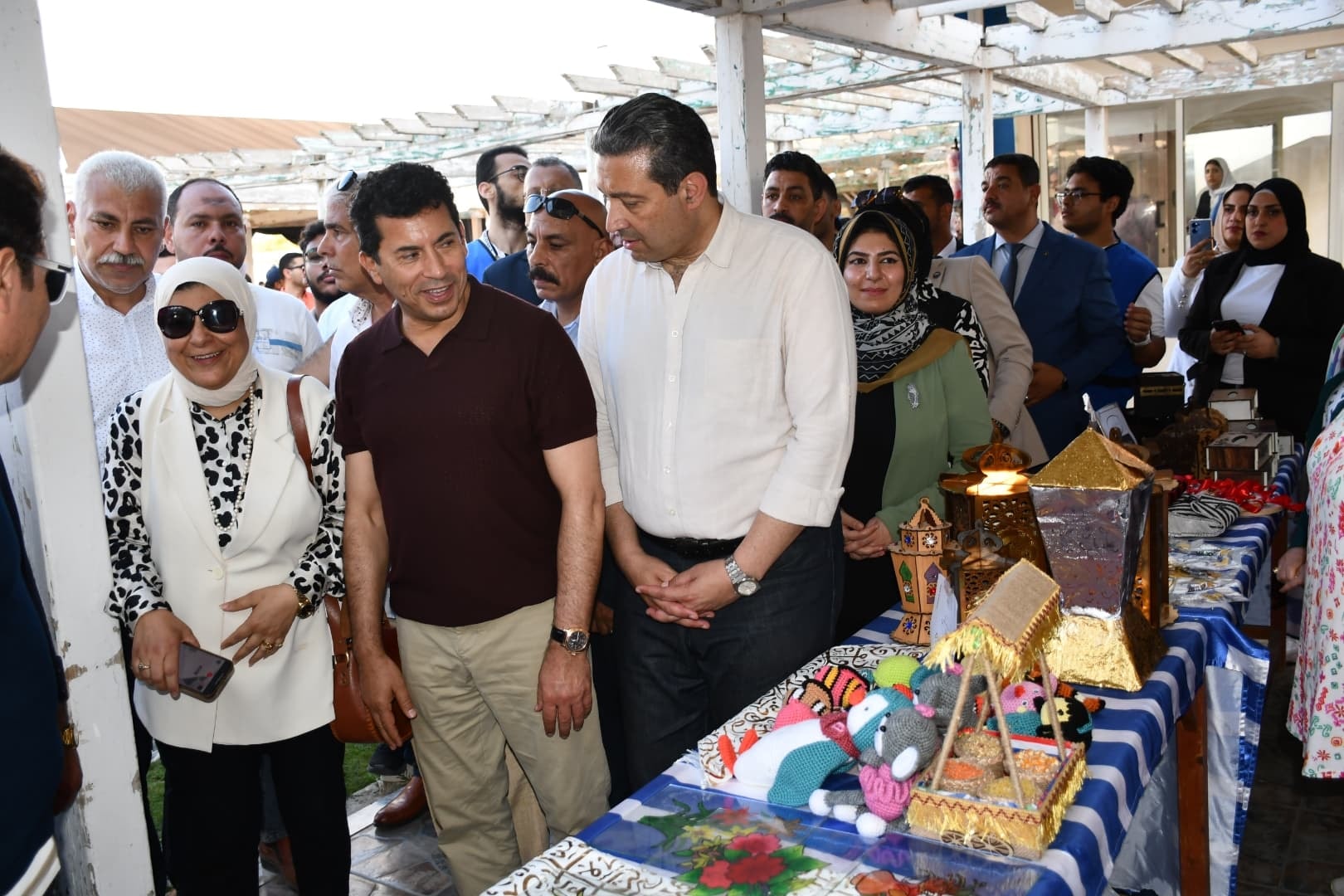 وزير الشباب ومحافظ دمياط يتفقدان ملتقى التوظيف ضمن مشروعي “مشواري” و”علّمني حرفة” لدعم تشغيل وتدريب الشباب