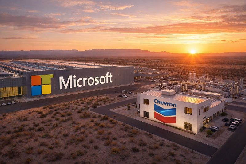 Chevron-Microsoft AI power project to create 2,000 jobs, generate $10bn in local tax revenue