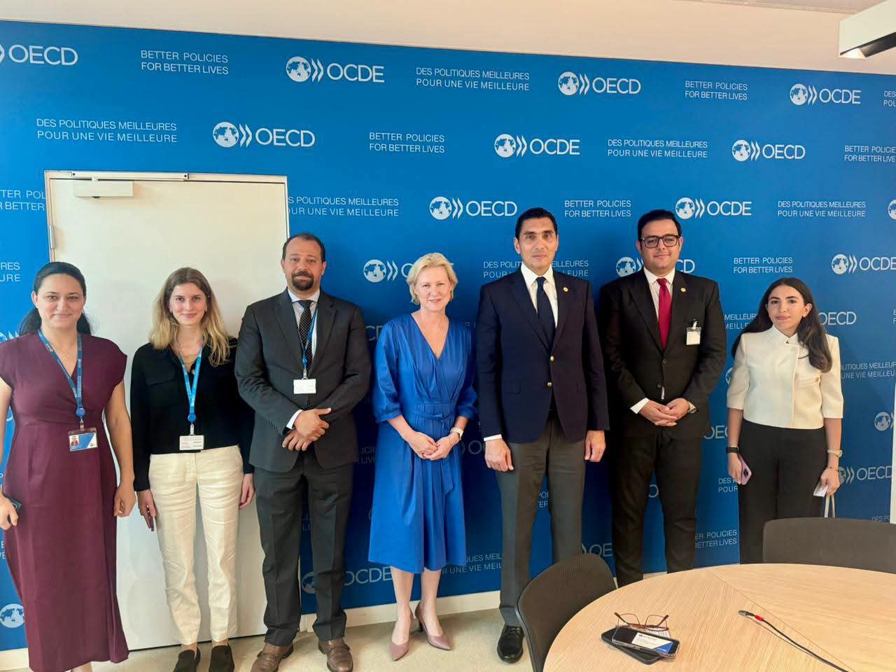 وزير الشباب يبحث مع منظمة التعاون الاقتصادي والتنمية «OECD» سبل تعزيز التعاون المشترك