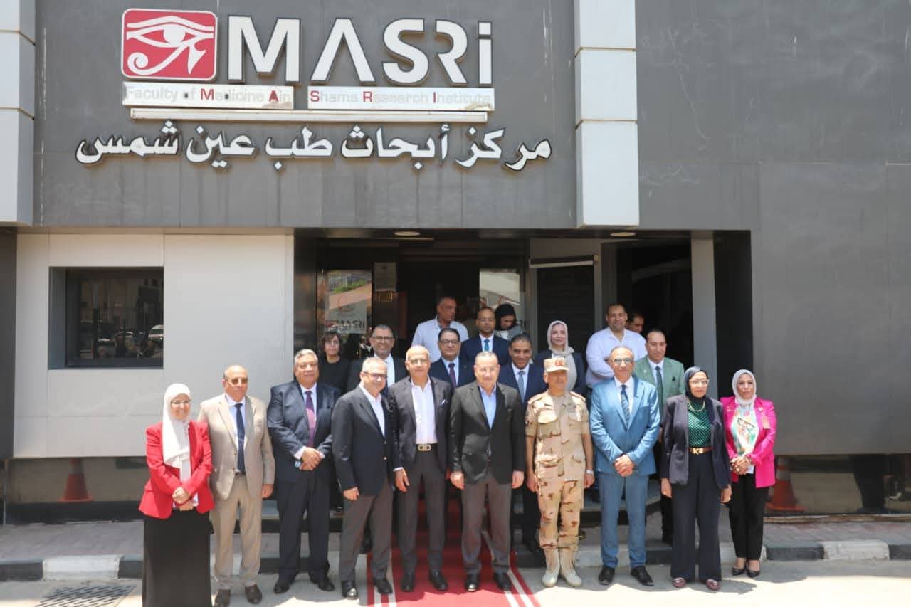 وزير التعليم العالي ورئيس جامعة عين شمس يتفقدان مشروعات جامعة عين شمس التعليمية والطبية