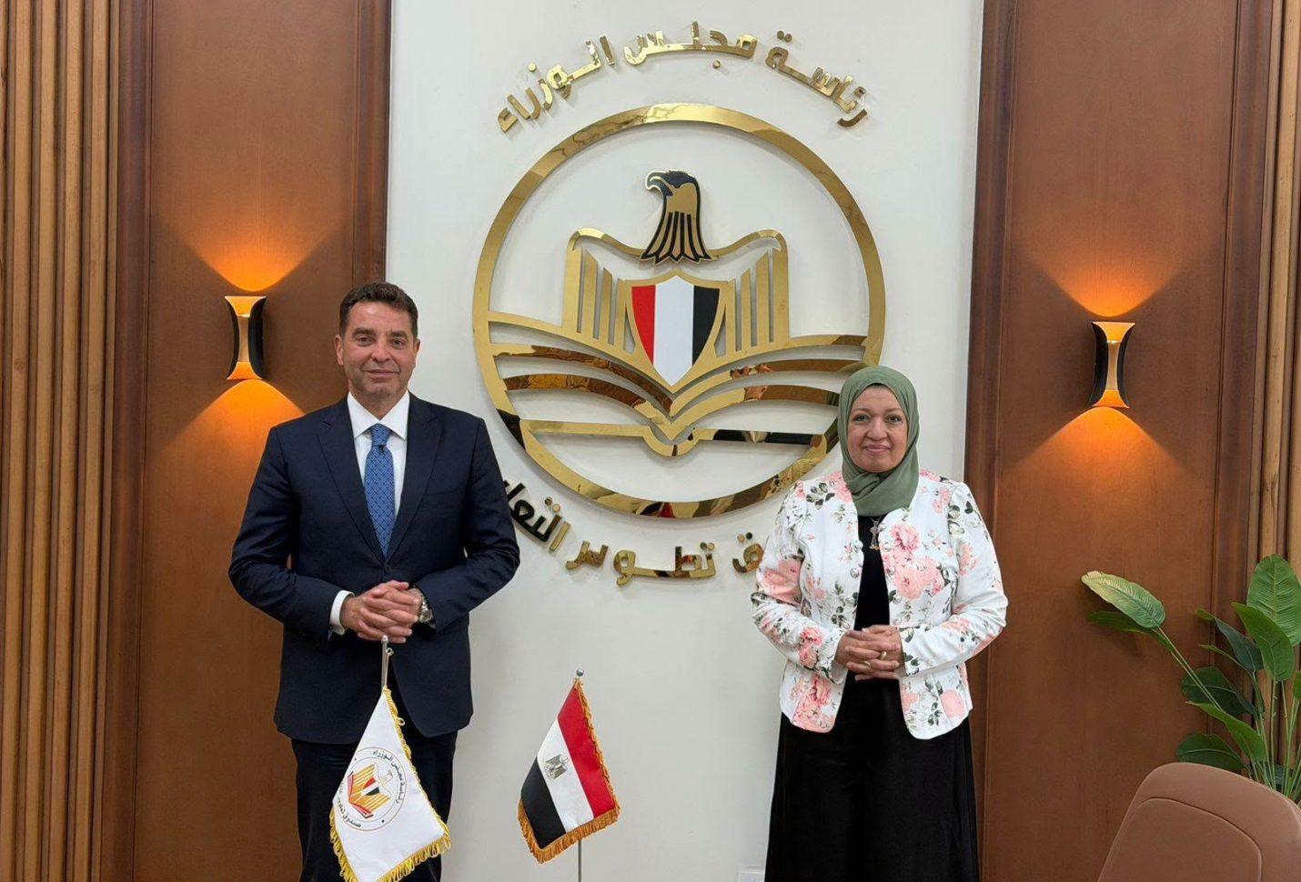 صندوق تطوير التعليم وهيئة الأوقاف تبحثان إنشاء مشروعات تعليمية جديدة