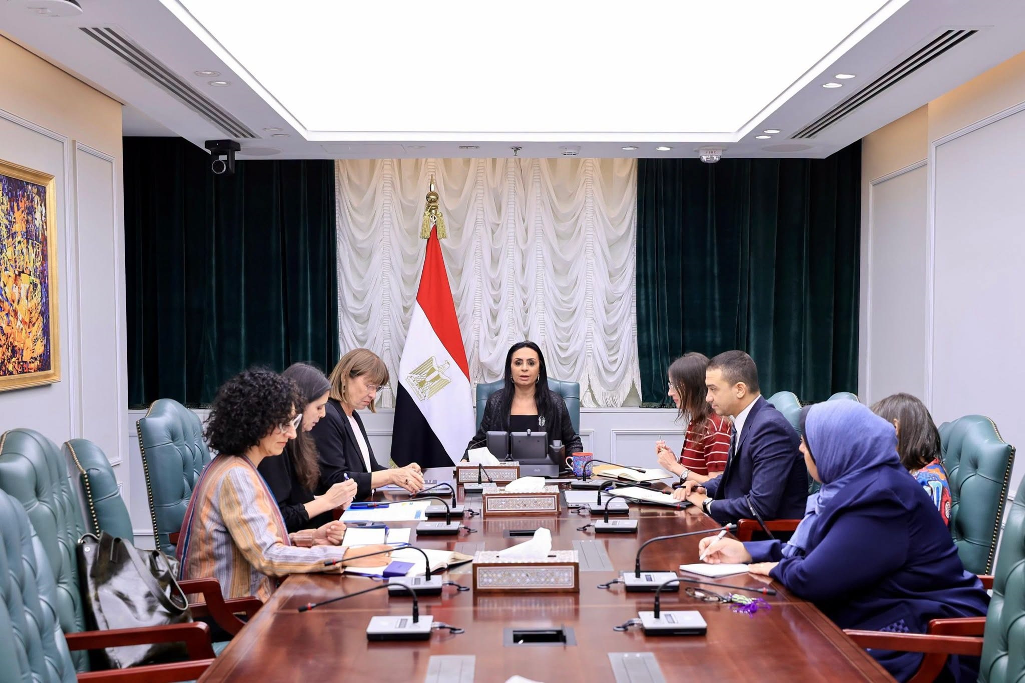 وزيرة التضامن تبحث مع منسقة الأمم المتحدة في مصر تعزيز التعاون في الحماية الاجتماعية والتمكين الاقتصادي
