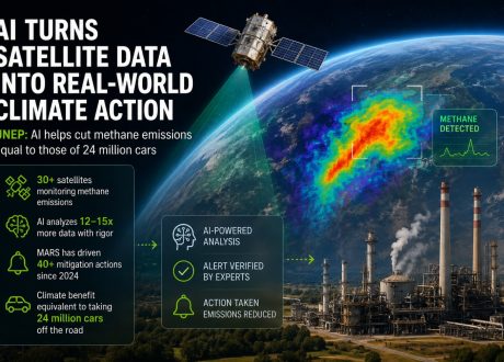 UNEP: AI helps cut methane emissions equal to those of 24 million cars