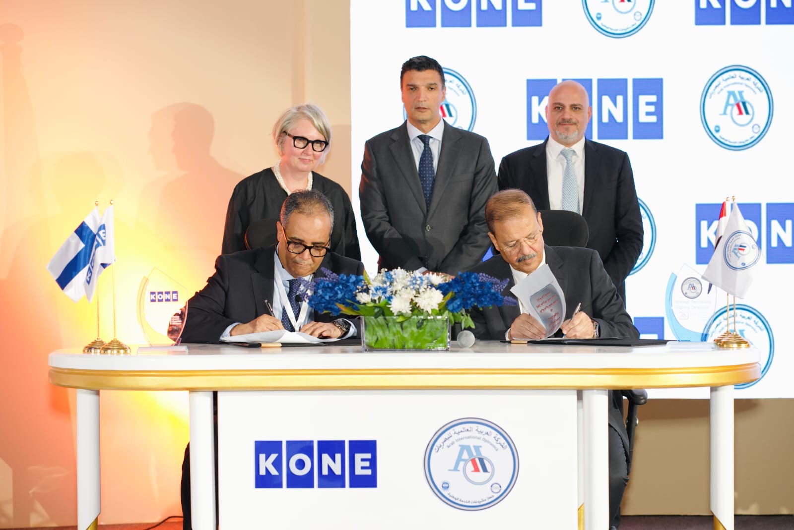 «KONE» و «العربية العالمية للبصريات» توقعان إعلان نوايا لدعم رؤية مصر للتنمية المستدامة