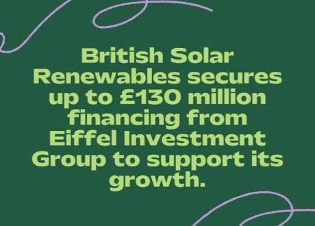 Eiffel commits up to £130m to power BSR’s renewable energy expansion
