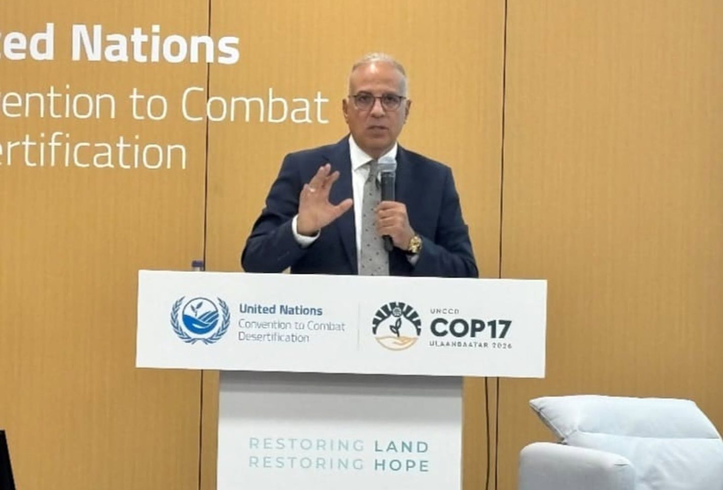 سويلم من مؤتمر COP17: المياه الخضراء فرصة استراتيجية لتعزيز الأمن المائي في حوض النيل