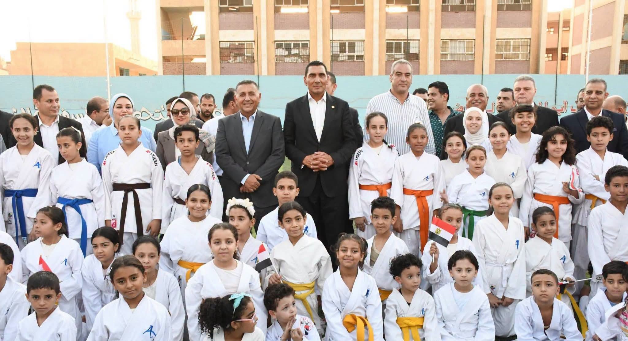 وزير الشباب والرياضة ومحافظ القليوبية يفتتحان تطوير مركز شباب أبو الغيط بالقناطر الخيرية