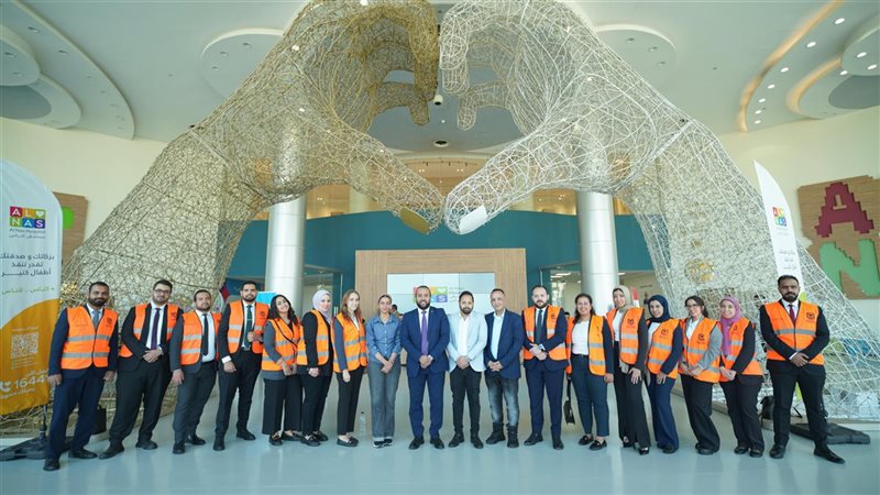 فريق التنمية المجتمعية بـ«البنك الأهلي» يشارك أطفال «مستشفى الناس» الاحتفال باليوم العالمي للقلب