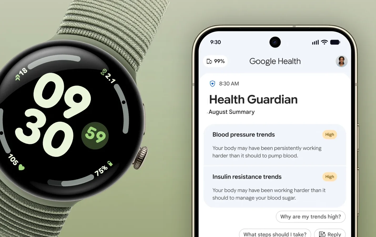 Google rolls out new health, safety tools for Pixel Watch users