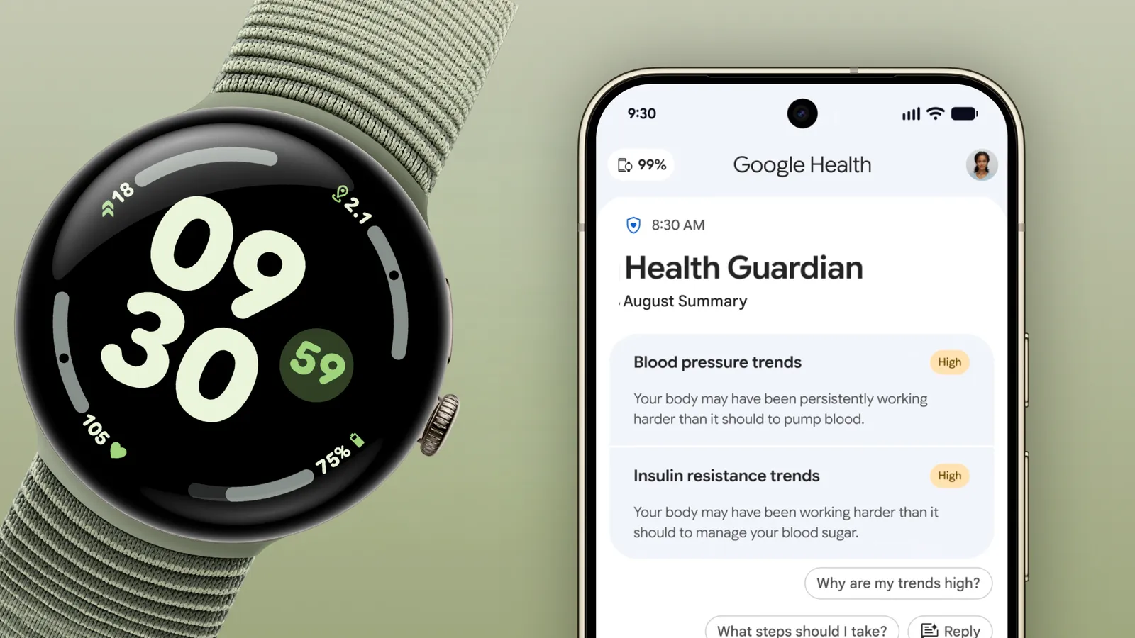 Google rolls out new health, safety tools for Pixel Watch users