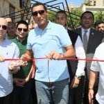 وزير الشباب والرياضة يفتتح حمام سباحة بنادي محافظة الفيوم ويتفقد معرض المشغولات اليدوية