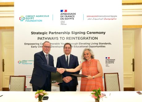 Crédit Agricole Egypt Foundation, Samusocial partner to support vulnerable children