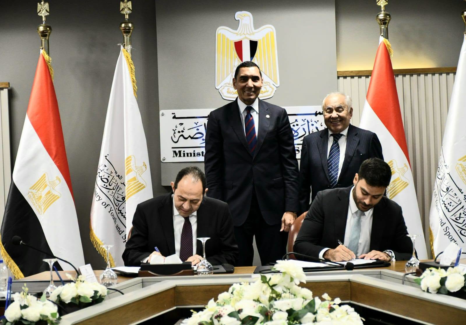 وزير الرياضة يشهد توقيع بروتوكول لإنشاء 27 مركزًا للتدريب التكنولوجي بمراكز الشباب