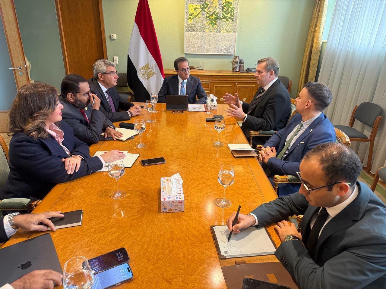 وزير الصحة يبحث مع التحالف الألماني للصحة توسيع الشراكة المصرية الألمانية